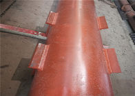 Intestazioni molteplici della caldaia del acciaio al carbonio del grande diametro dell'OEM con pittura rossa
