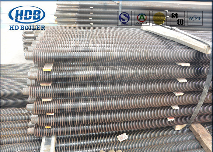 Bobina della metropolitana alettata di spirale del titanio di acciaio al carbonio per la norma dell'economizzatore ASME della caldaia
