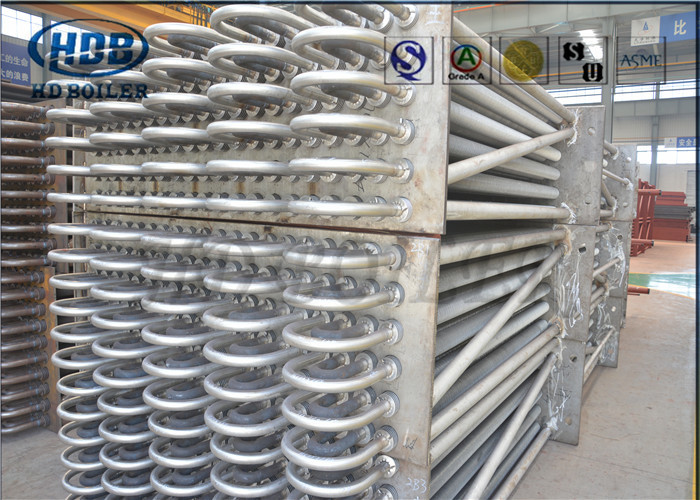 Tipo a spirale ad alta resistenza corrosione resistente della metropolitana di aletta della caldaia per la norma dell'economizzatore ASME