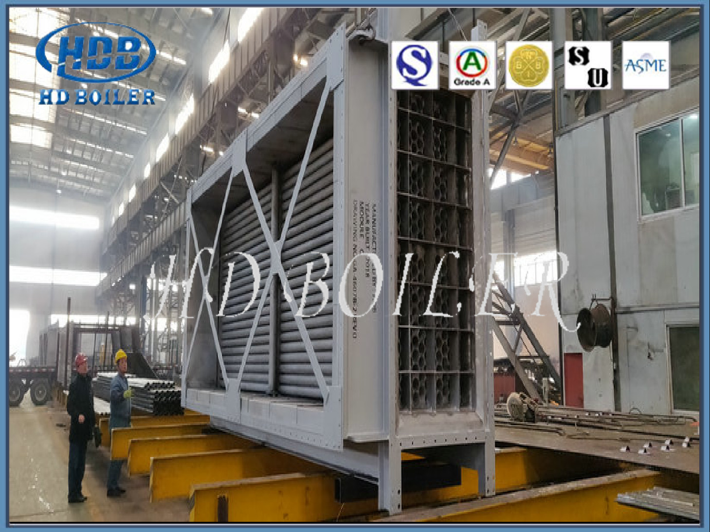 Preriscaldatore di aria tubolare della caldaia per le caldaie della centrale elettrica e le caldaie industriali